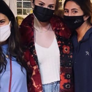 Free People Patchwork Cocoon Coat - ASO Selena Gomez